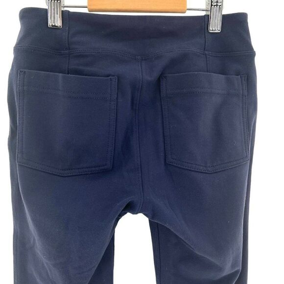 Athleta Front & Back Pocket Cropped Jeggings/Leggings Pants Navy Blue Size XS - Picture 7 of 12